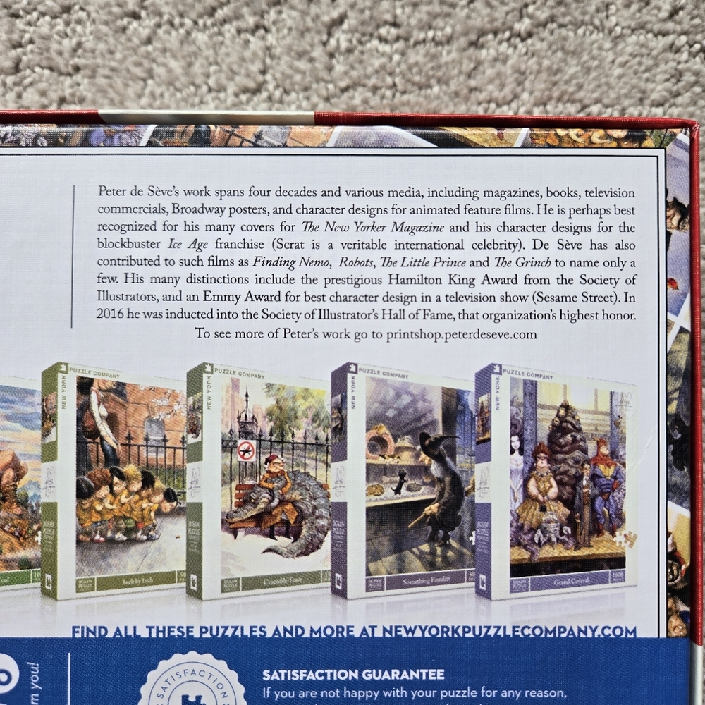 New York Puzzle Company City Bear Jigsaw Puzzle - Picture 3 of 5